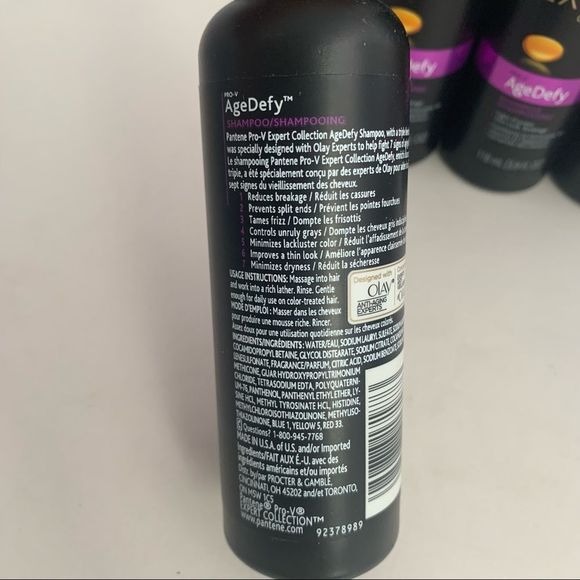 Pantene 4x Expert Age Defy Shampoo 3.9oz 118ml each NEW - Picture 3 of 3